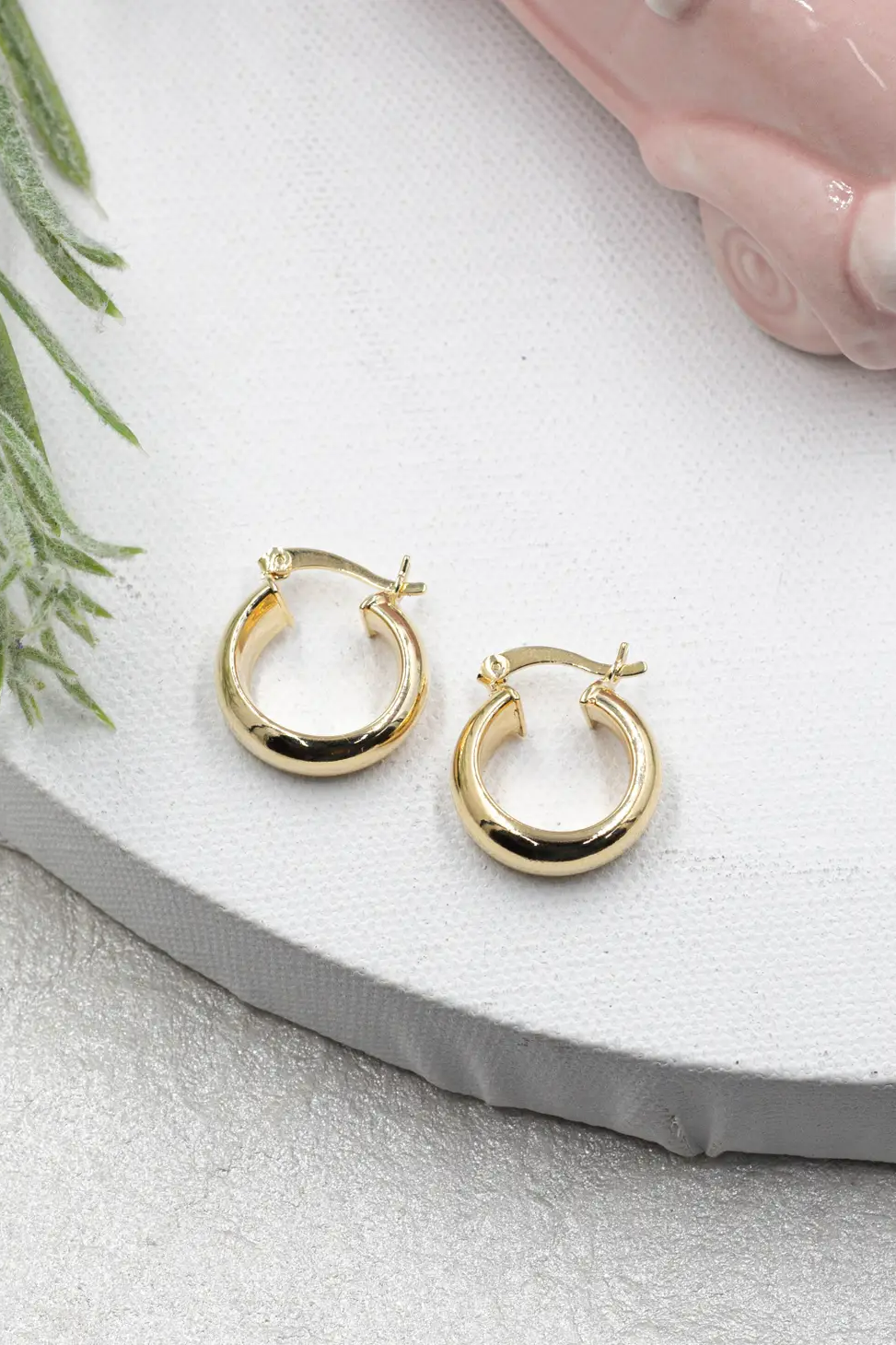 Plain Hoops Earrings | 20mm