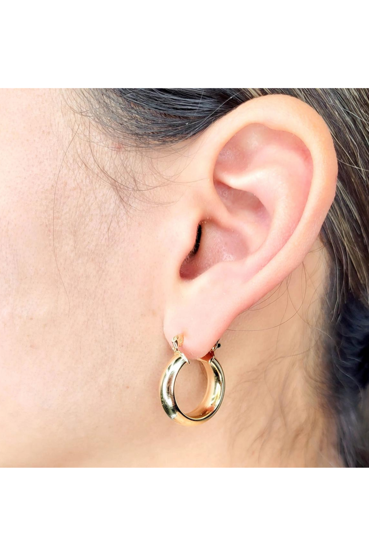 Plain Hoops Earrings | 20mm