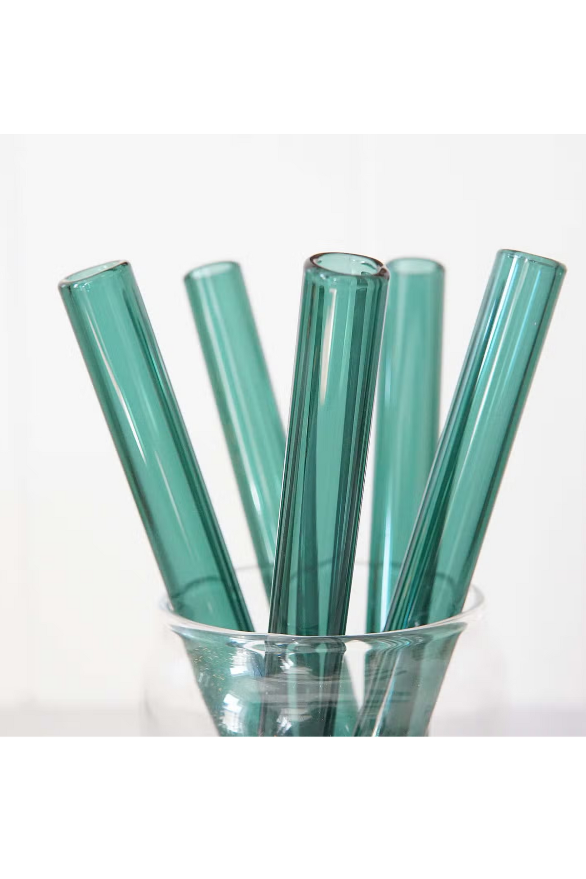 Wide Straight Glass Straws