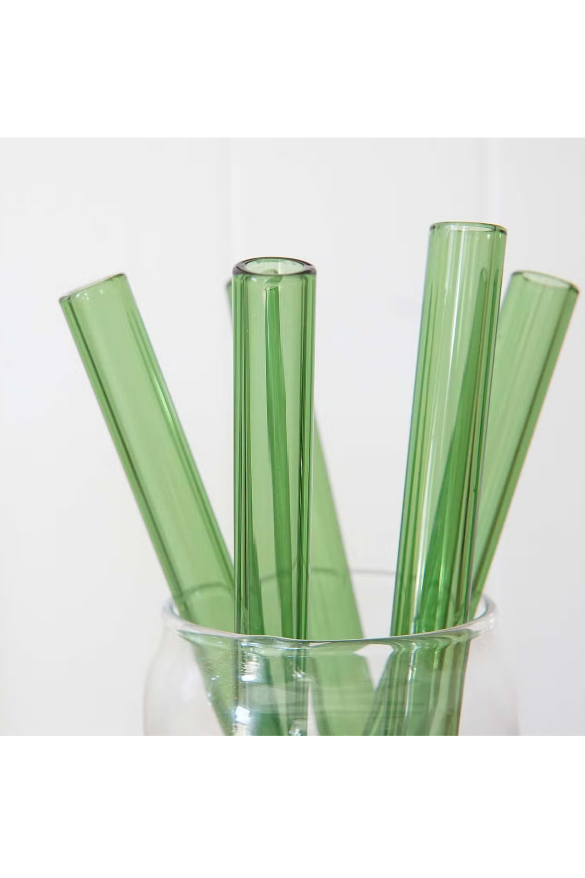 Wide Straight Glass Straws