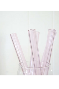 Wide Straight Glass Straws