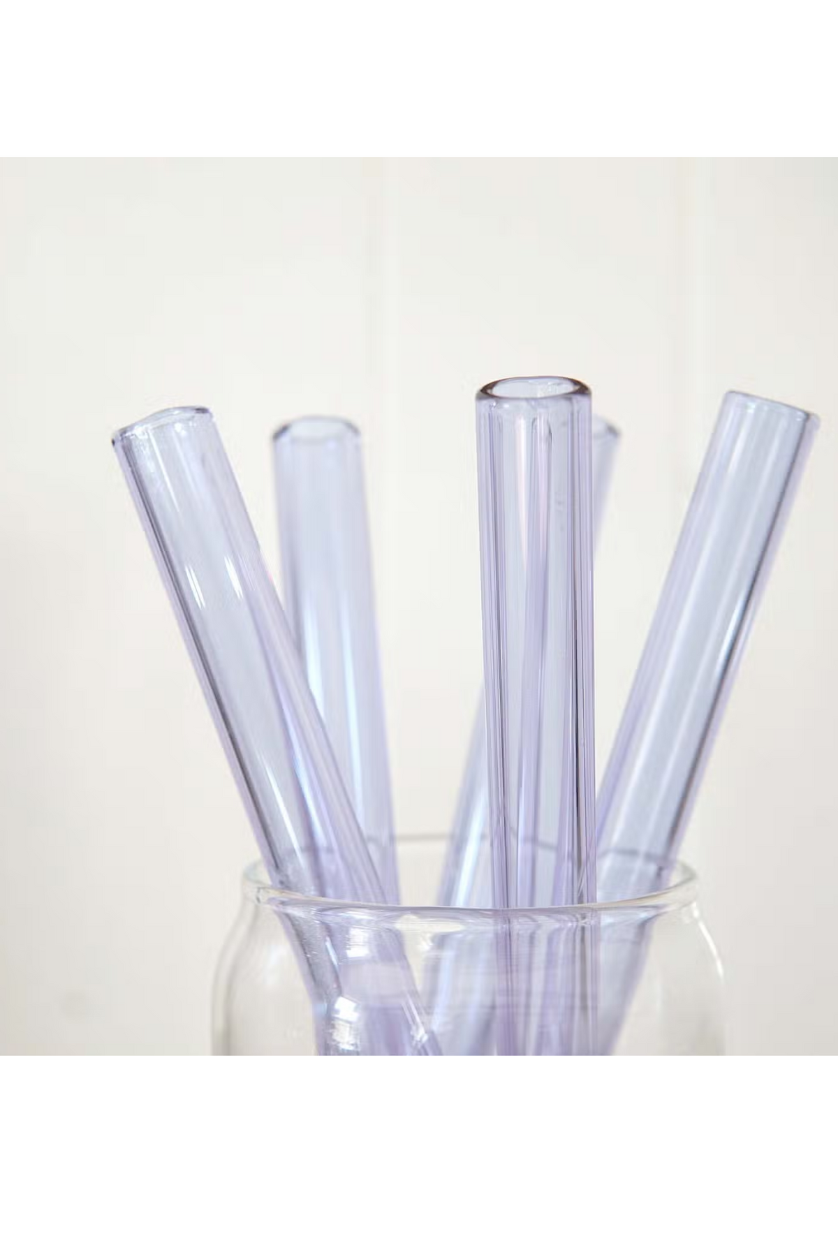 Wide Straight Glass Straws