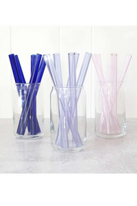 Wide Straight Glass Straws