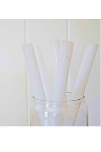 Wide Straight Glass Straws