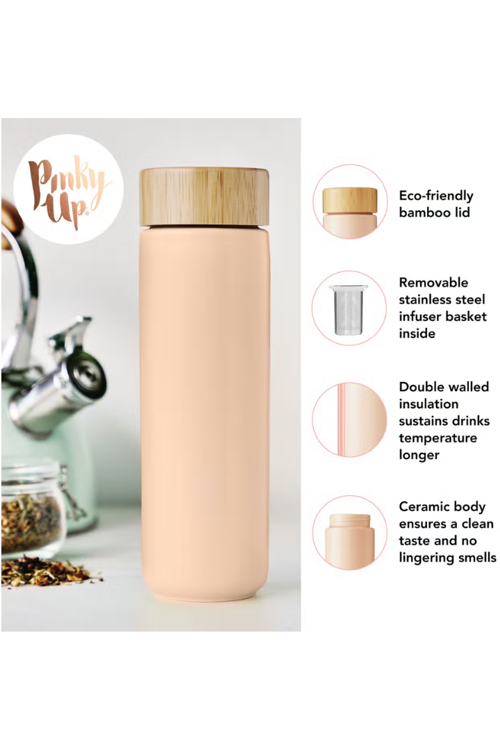 Tatyana Ceramic To-Go Infuser Mug