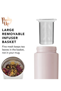 Tatyana Ceramic To-Go Infuser Mug