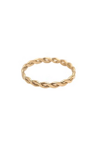 Gold Infinity Ring