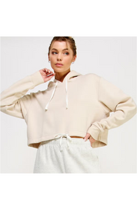 Drawstring-Waist French Terry Hoodie