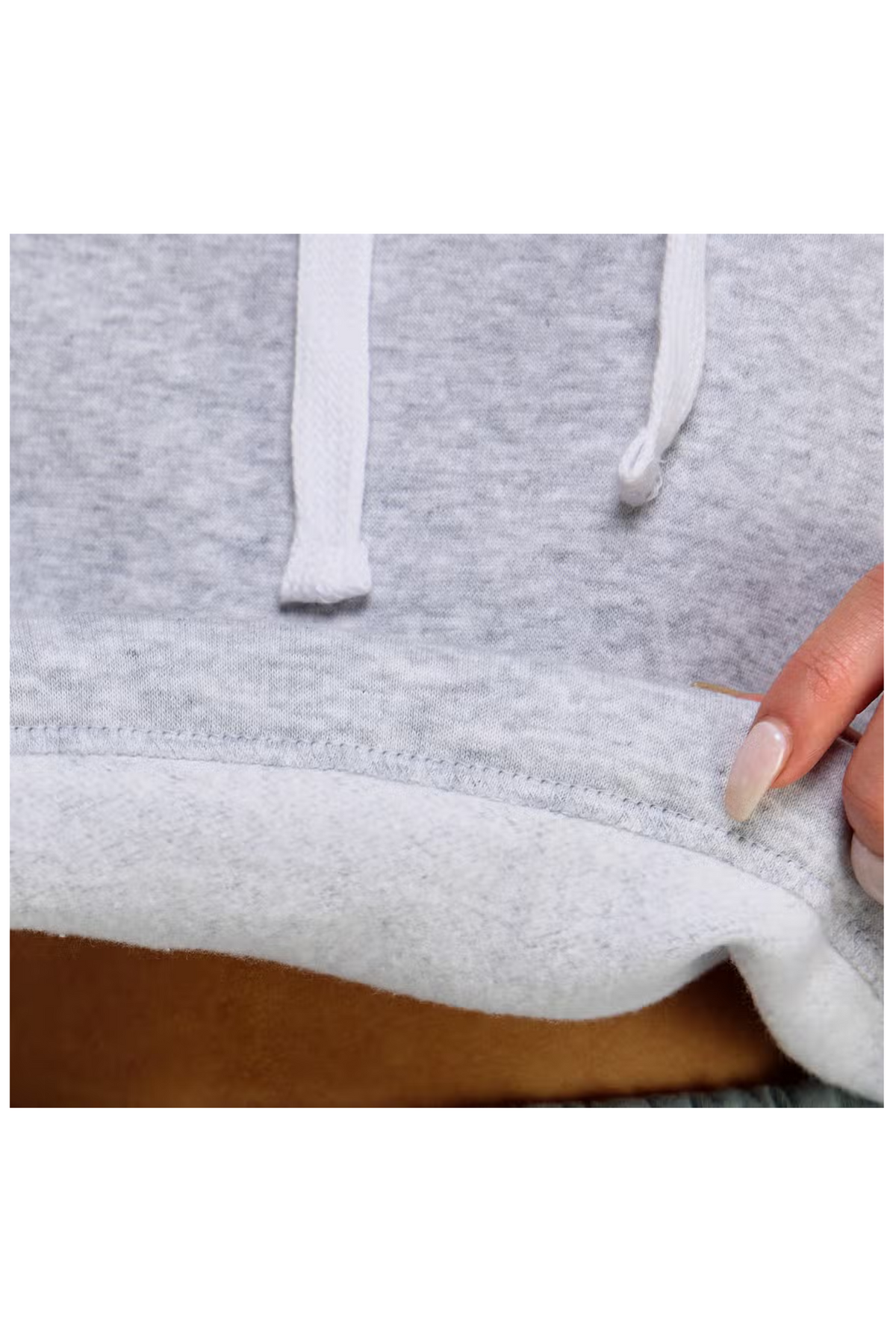 Drawstring-Waist French Terry Hoodie