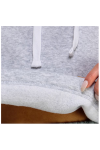 Drawstring-Waist French Terry Hoodie