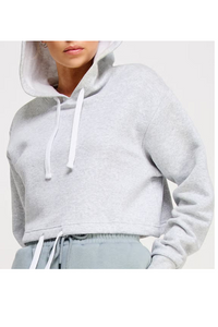 Drawstring-Waist French Terry Hoodie