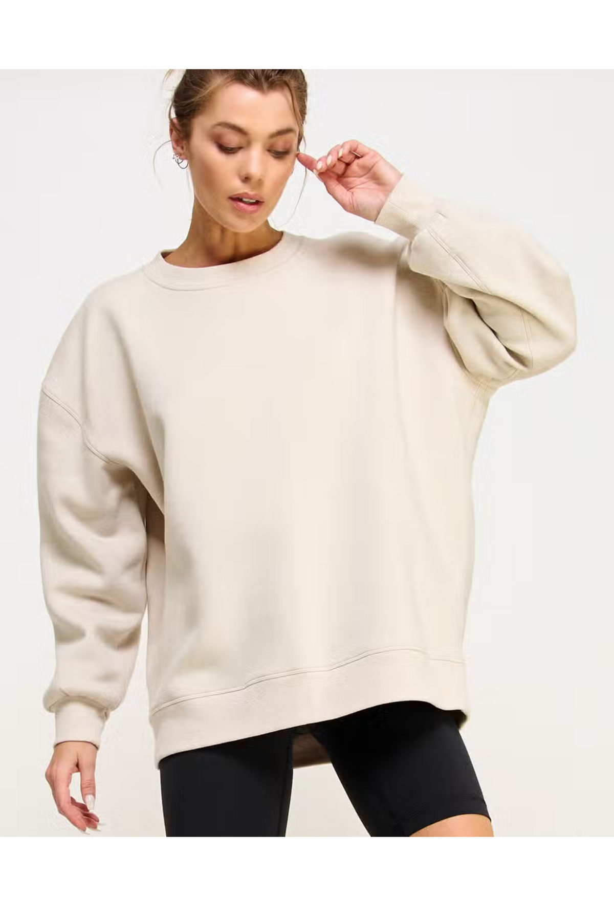 Oversized crewneck sweatshirt best sale