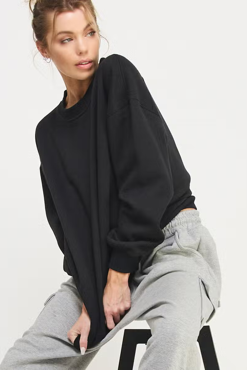 Oversized Crewneck Sweatshirt – Rose Market Nevada City Oversized Crewneck Sweatshirt – Rose Market Nevada City