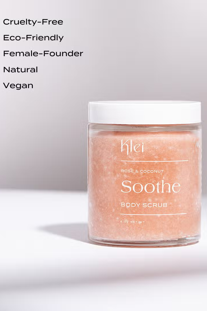 Soothe Rose & Coconut Natural Sugar Body Scrub