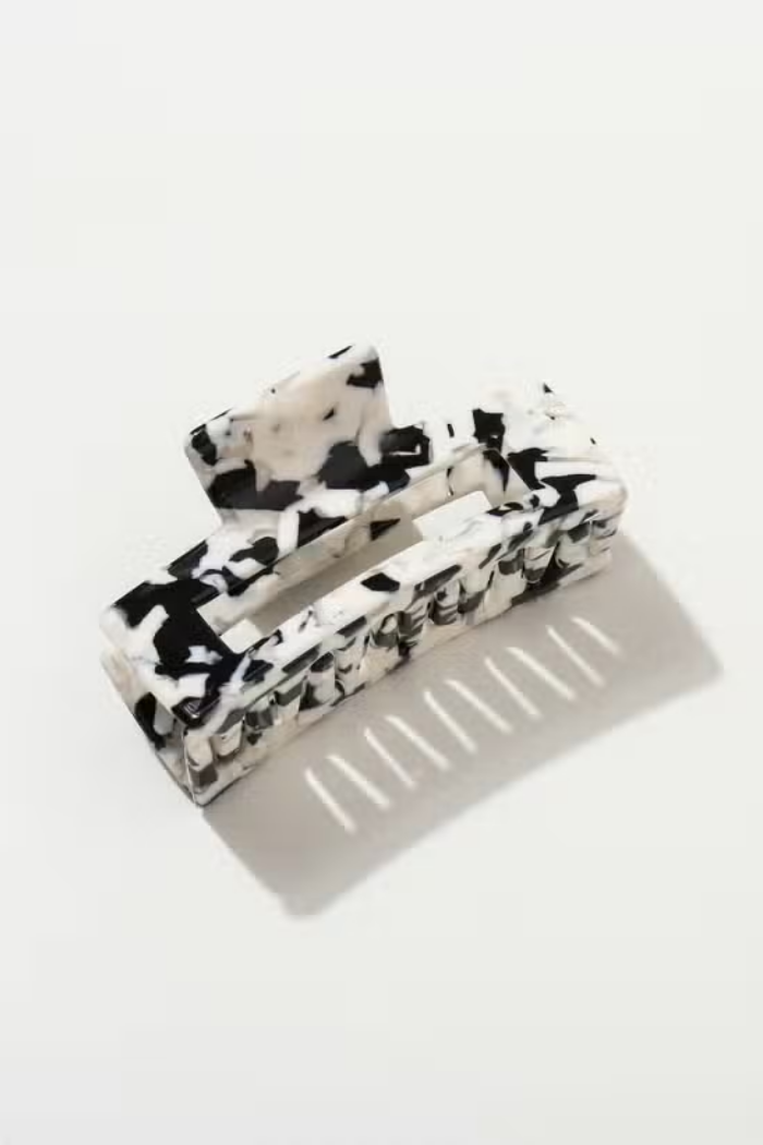 Luna Medium | Printed Rectangle Claw Clip