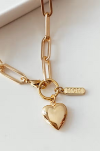 Heart Locket 'mom' Necklace