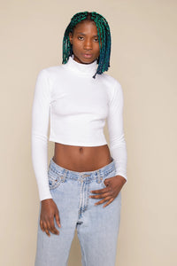 Rib Turtleneck (Crop Length)