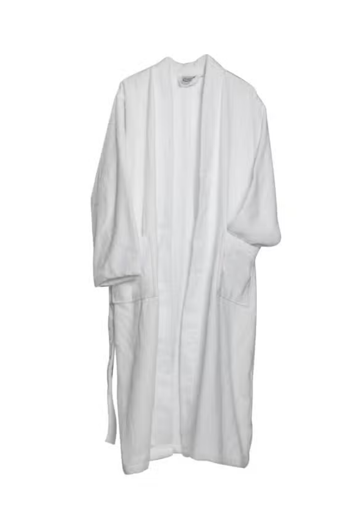 100% Turkish Cotton White Robe