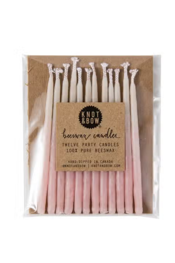 Natural Beeswax Birthday Candles