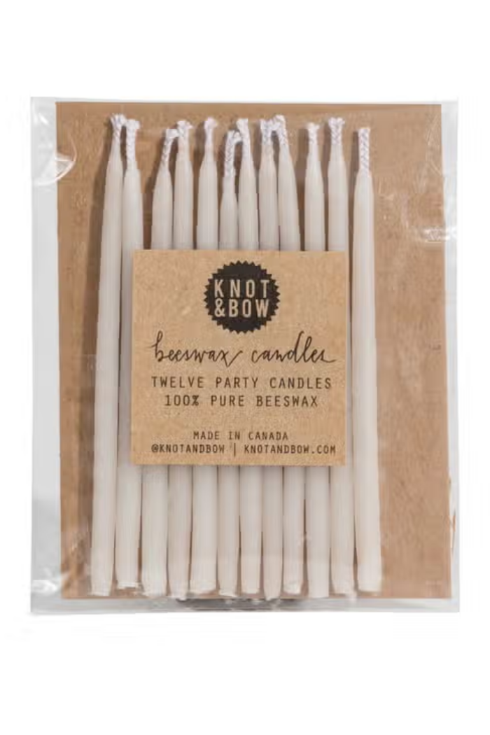 Natural Beeswax Birthday Candles