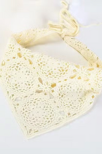 Crochet Hair Scarf Bandana