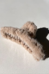 Fluffy Vegan Fur Hair Claw Clip