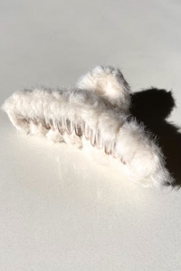 Fluffy Vegan Fur Hair Claw Clip