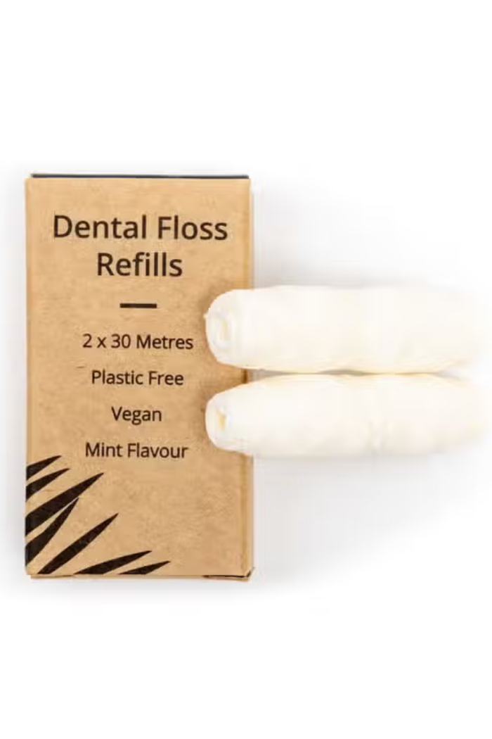 Corn Starch Dental Floss Refills - Mint