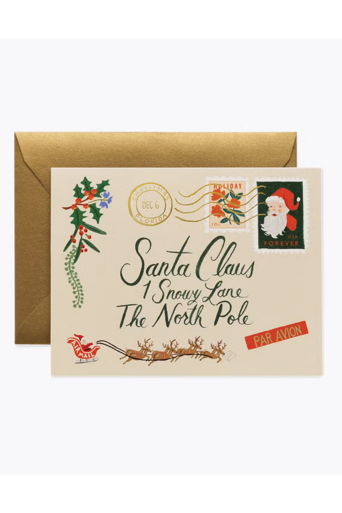 Santa Letter Card