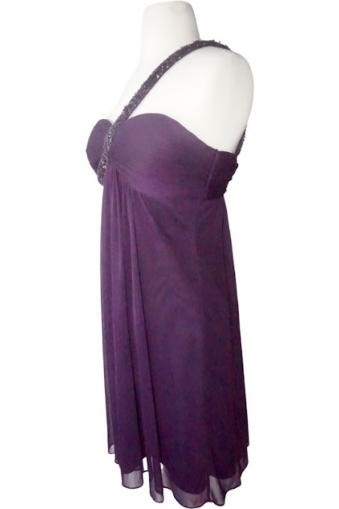 Vintage Purple Cocktail Dress