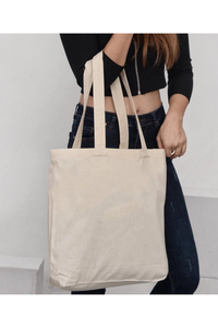 Organic Cotton Canvas Gusset Tote Bags By Pack