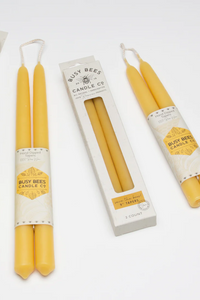 9" Beeswax Taper Candle