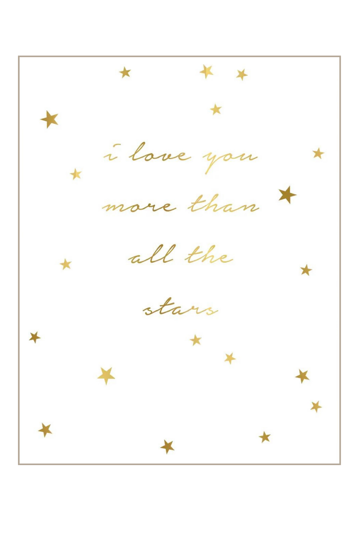 I Love You More Than All the Stars