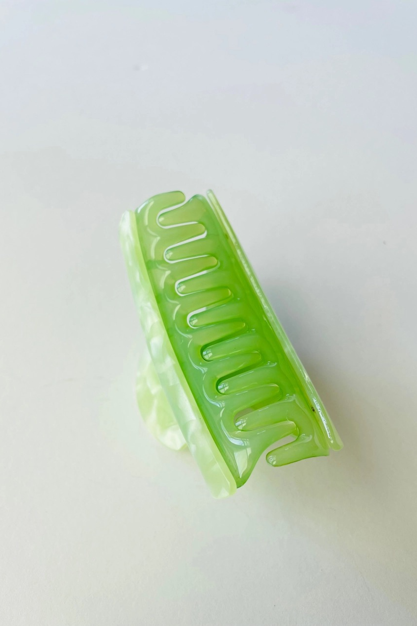 Hair Claw Clip - Green