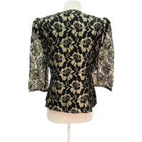 Vintage Gold Embellished Blazer