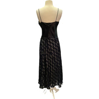 Vintage Black Lace Skirt Dress