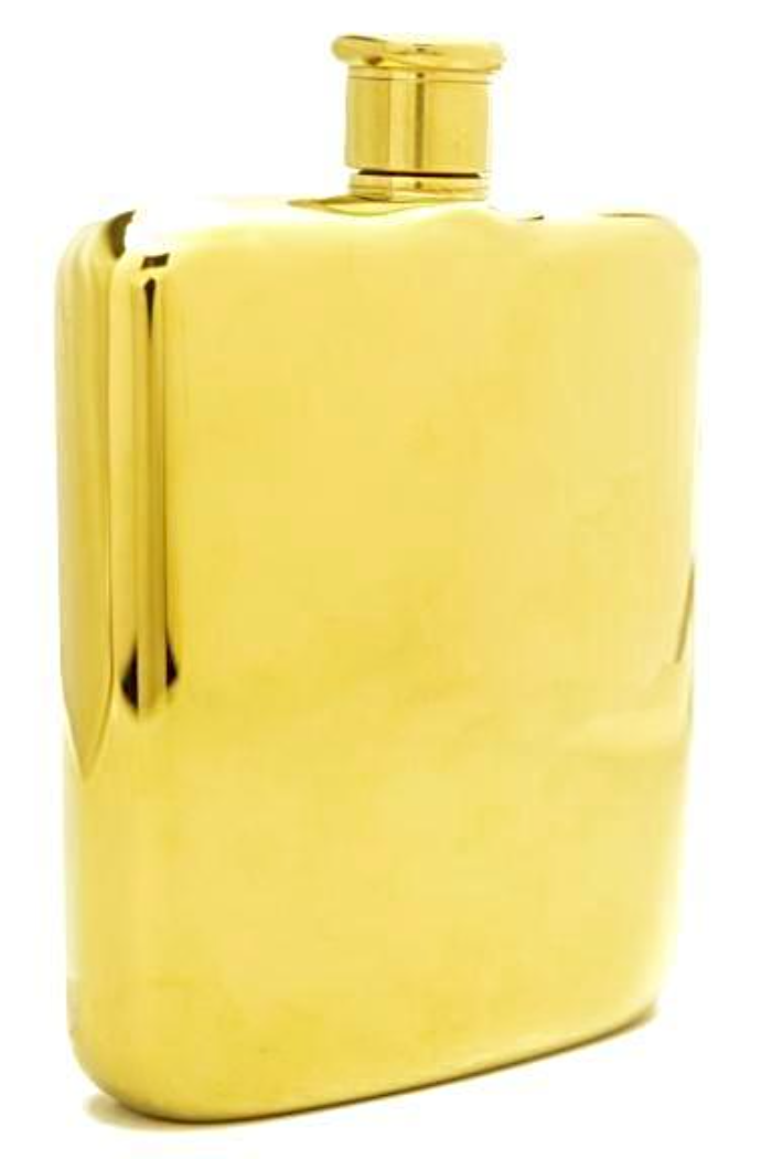 Gold Plated Flask