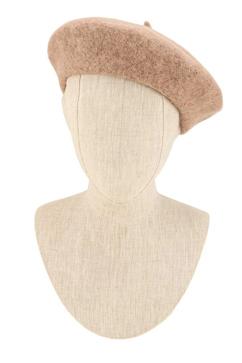 Solid Wool Beret