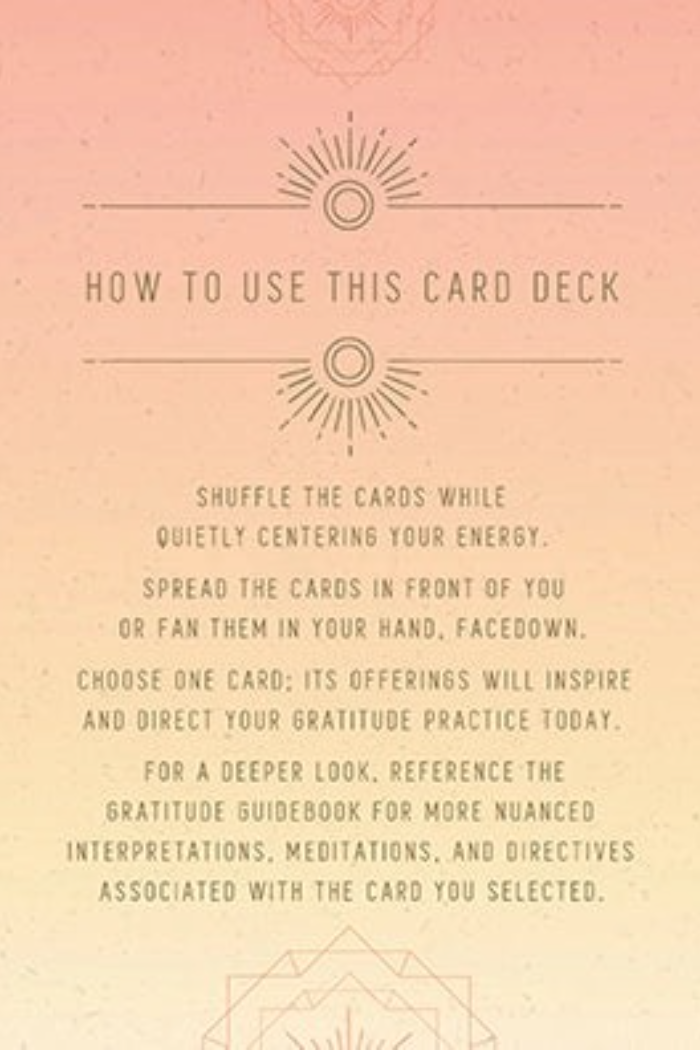 Gratitude: Card Deck and Guidebook