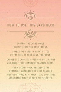 Gratitude: Card Deck and Guidebook