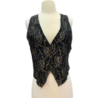 Vintage Gold Lace Vest