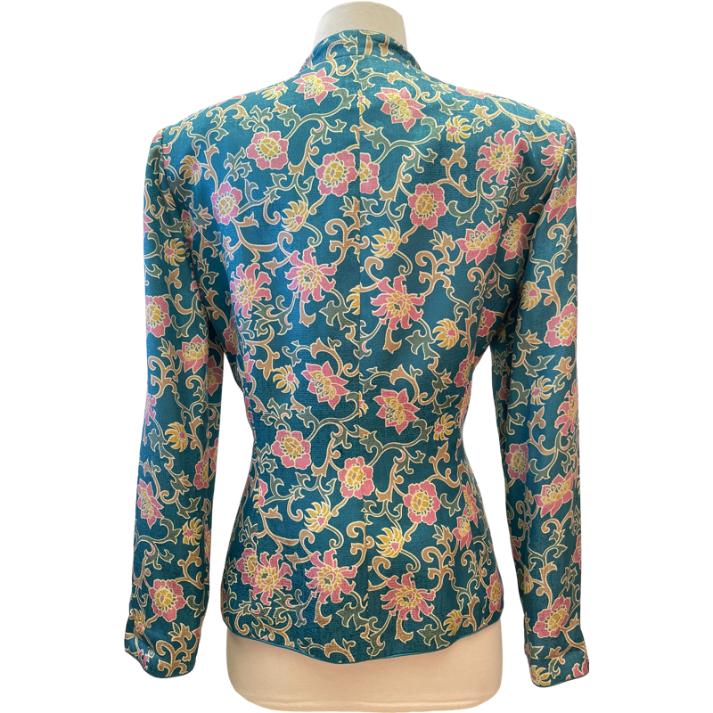 vintage floral blazer