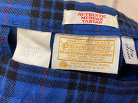 Vintage Blue Pendleton Skirt