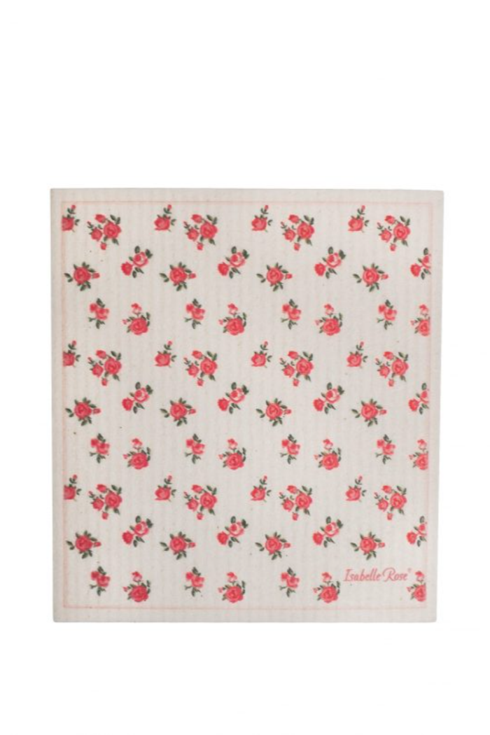 Floral Swedish Dish Cloth