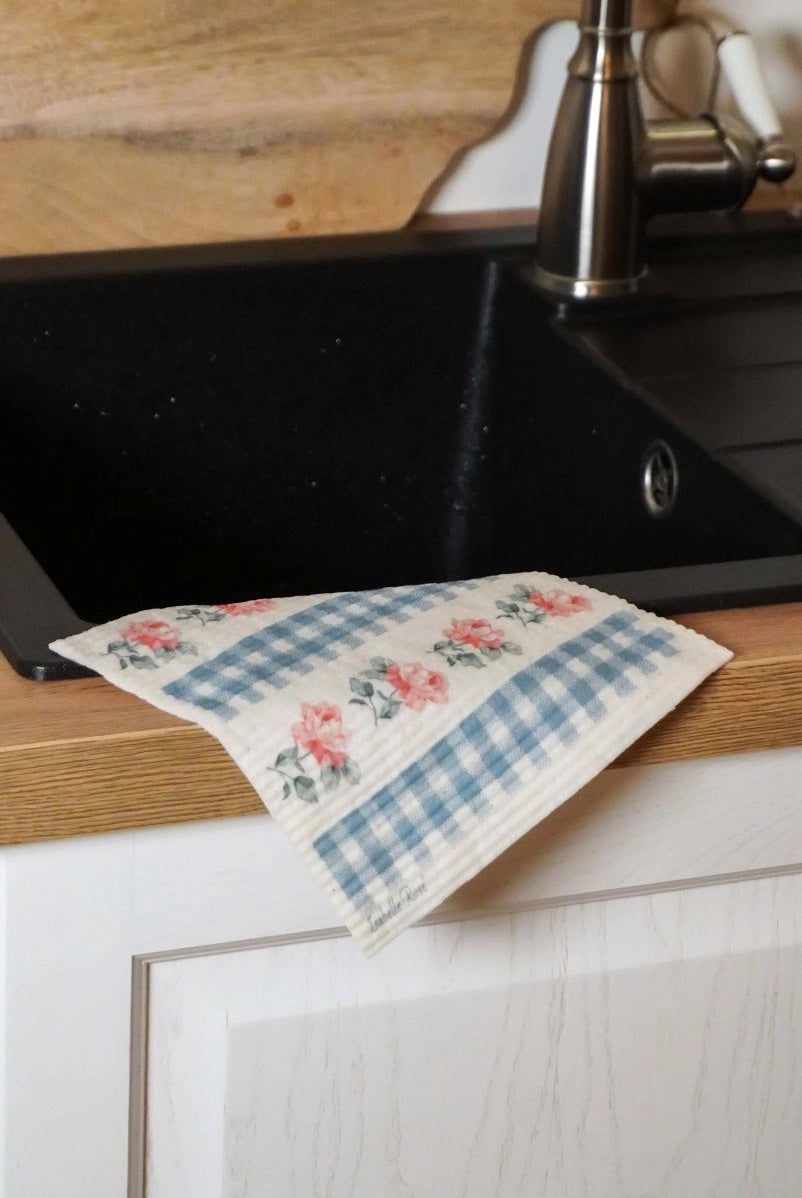 Floral Swedish Dish Cloth