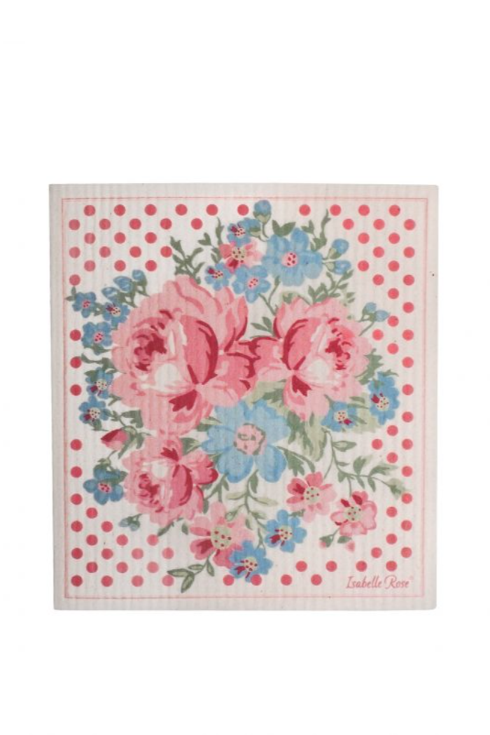 Floral Swedish Dish Cloth