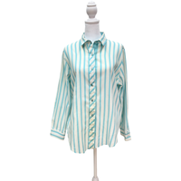 Vintage Blue Stripe Button-up Shirt