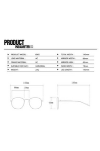 Oval Frame Fashion Glasses