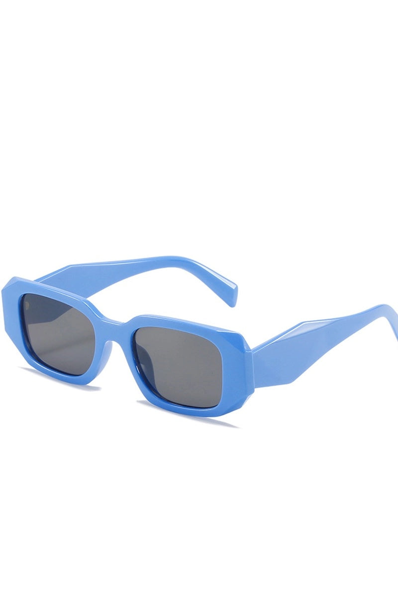 Wide Square Frame Fashion Sunglasses