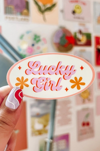 Lucky Girl Sticker